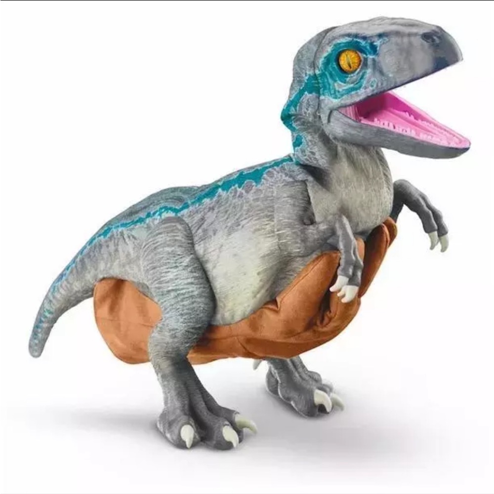 Jurassic World REALFX Baby Blue Realistic Dinosaur Puppet Toy Movements & Sounds